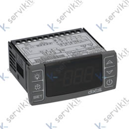 controlador electrónico DIXELL XR72CX-0N0C8-U medida de montaje 71x29mm