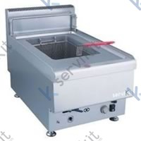 freidora a gas 8l sobremesa con grifo vaciado