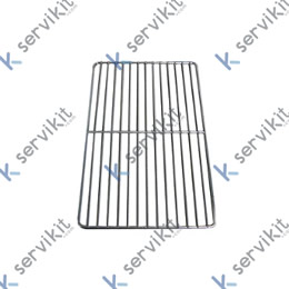 Parrilla An 325 mm P 530 mm H 8 mm acero inoxidable anillo externo reforzado 7 mm