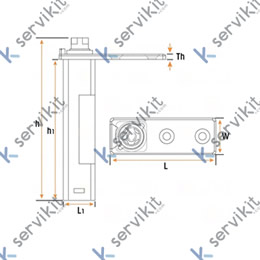 Bisagra de izquierda y derecha de armarios Zanussi compatible con más marcas