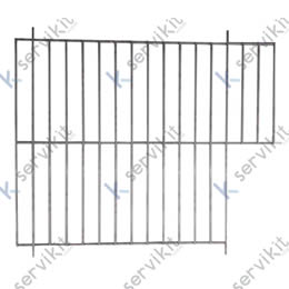 Rejilla plastificada Comersa 440x560mm gris