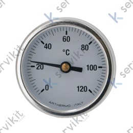 Termómetro bimetálico 1-2 Ø100mm 0+120°c