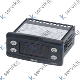 controlador electrónico ELIWELL tipo IDPlus 974 modelo IDP2EDB700000 medida de montaje 71x29mm