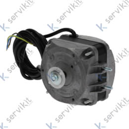 Motor de ventilador 10W 230V 50/60Hz B 82mm K 15mm E 43,5mm dimensiones exteriores 83x83mm