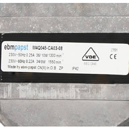 Motor ventilador 230v 50hz 10w c/conector