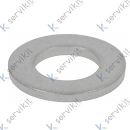 arandela int.ø 8,4 mm ø ext. 16 mm inox DIN 125A espesor 1,6 mm UE 1 pzs para rosca M8