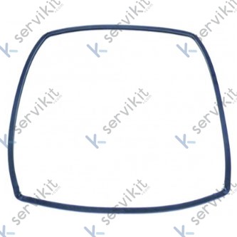 Burlete puerta 550x320mm negro horno Smeg