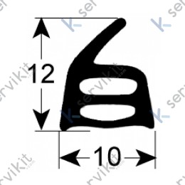 Burlete puerta horno Garbin 43dx 350x430mm