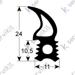 Burlete puerta horno 510x465mm Convotherm