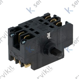 Conmutador 2 polos 7 posiciones l eje 10mm Ego cocina industrial