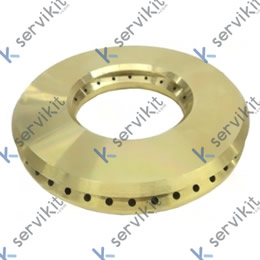 Corona quemador latón ø120mm ev