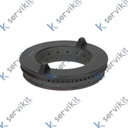 Tapa de quemador ø superior 125 mm ø inferior 120 mm con orificio central
