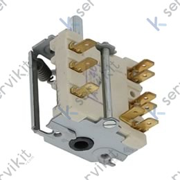 Interruptor salamandra 5 posiciones 16a 250v Franke