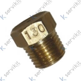 Inyector Ø1.30mm m10x1 plancha Mundigas