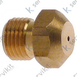 Inyector Ø1.35mm m10x1 cocción industrial