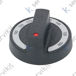 Sustituto de mando termostato freidora Ø77mm eje 6x4.6mm