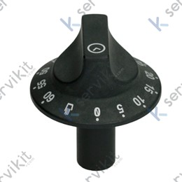 Repuestos para mando temporizador horno Smeg Ø55mm 6x4.6mm