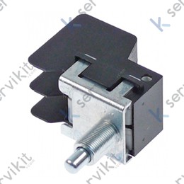 Microinterruptor 230v 16a 2no m10x075mm para freidora Bertos