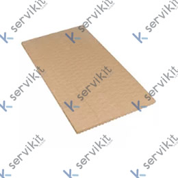 Losa de chamota H 14 mm L 660 mm An 307 mm tipo de envío exclusivo en pallet