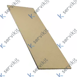 No hay imagen establecida Losa de chamota H 14 mm L 1046 mm An 349 mm ranurado tipo de envío exclusivo en pallet
