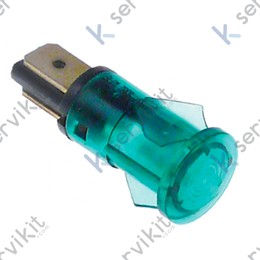 Piloto verde Ø12mm 400v cocina industrial