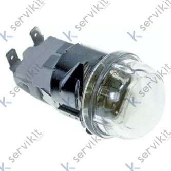 Portalámpara horno 41mm 25w 250v e14 300c industrial