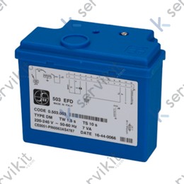 Centralita encendido 7va 230v 1.5s-10s para cocción industrial