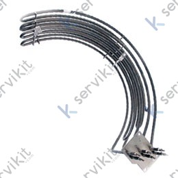 Resistencia derecha horno Lainox 230V 7500W