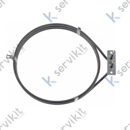 Resistencia horno 230v 3000w Ø240mm Tecnoeka 733