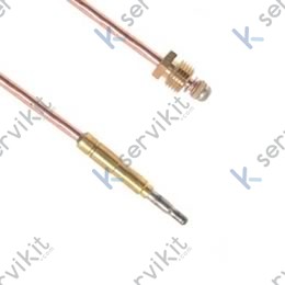 Termopar de cabeza lisa métrica 8x1 longitud 1000mm