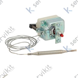 Termostato seguridad horno 350c bulbo Ø6x80mm