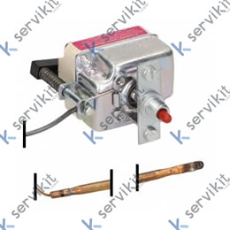 Termostato seguridad horno 500°c 16a 250v industrial 