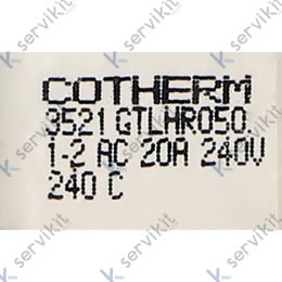 Termostato seguridad freidora 240ºC 20A