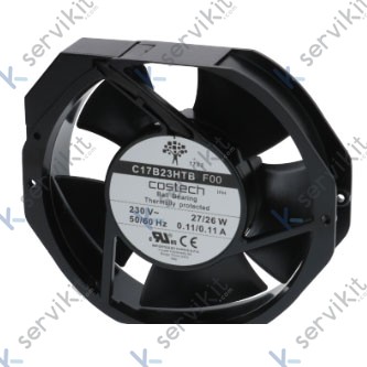 Ventilador axial compacto 172x38x151mm horno Rational