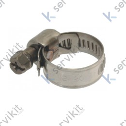 Abrazadera sinfin 8-12 inox (2 Uds)