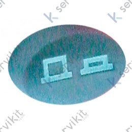 Botón pulsador programa lavavajillas Dihr tekno