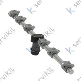 Brazo giratorio aclarado Inox Línea Blanca