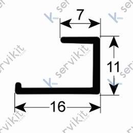 Burlete para lavavajillas 395mm Colged
