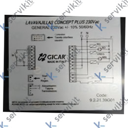 Centralita 230V 50/60Hz 5 Relé Ul