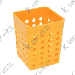 Cesto cubiertos plástico 105x105x130mm