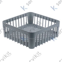 Cesta vasos plastico lavavajillas 380x380x150mm