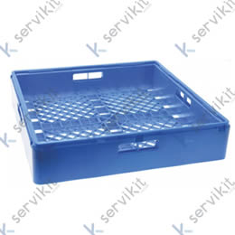Cesto Lavavajillas Azul 500x500x100mm