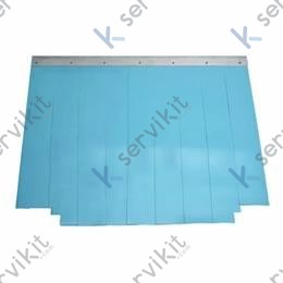 Cortina vinilo tren de lavado entrada/salida Mc