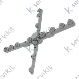 Brazo giratorio lavado aclarado inferior 370mm Dirh