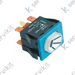 Interruptor blanco 30x22mm 230v bipolar lavavajillas Winterhalter