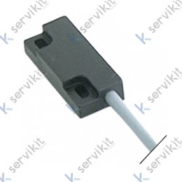 interruptor magnético L 37mm An 16mm 1NO 250V 0,04A P máx. 10W empalme cable