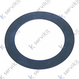 Junta plana goma ø ext. 92mm int.ø 66mm espesor 2mm UE 1 pzs núm. Ref. 200906/33456