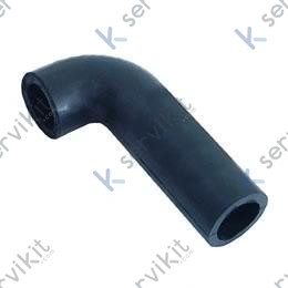 Manguito codo goma Ø54x38x16mm 200x80mm