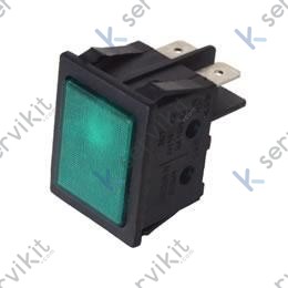 Piloto Verde 30x22mm 230V