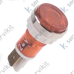 Piloto rojo 24v con tuerca Comenda